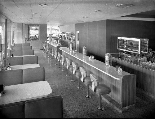 Booth and Counter Seating at Tiny's Drive-In in San Jose