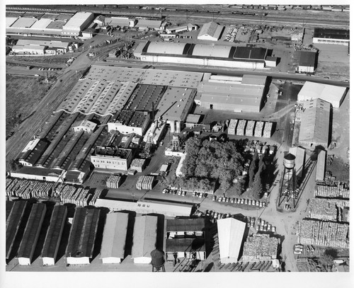 Aerial View of the Pratt-Low Preserving Company in Santa Clara, CA