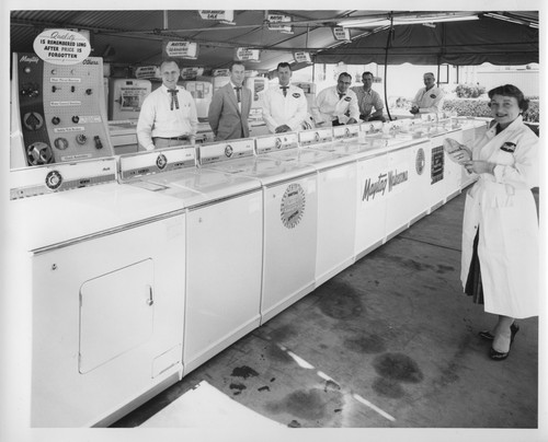 Interior View of Miller's Home Appliances With Employees