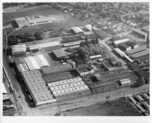 Aerial View of the Pratt-Low Preserving Company in Santa Clara, CA