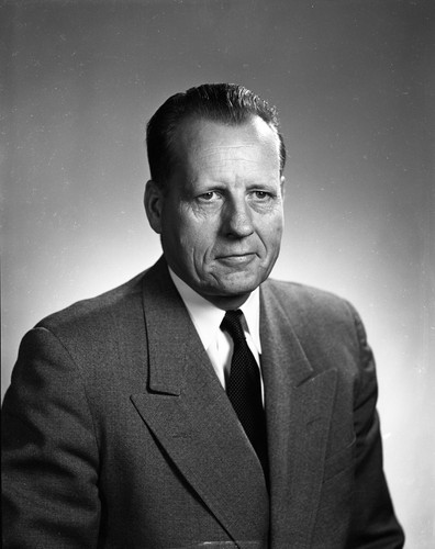 Portrait of San Jose State College President John T. Walquist