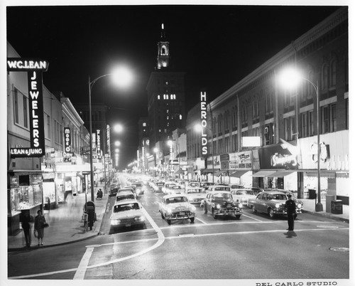 San Jose by Night Street Scene