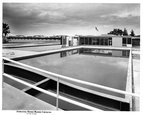 View of the San Jose IBM Cottle Road Plant Reflective Pond