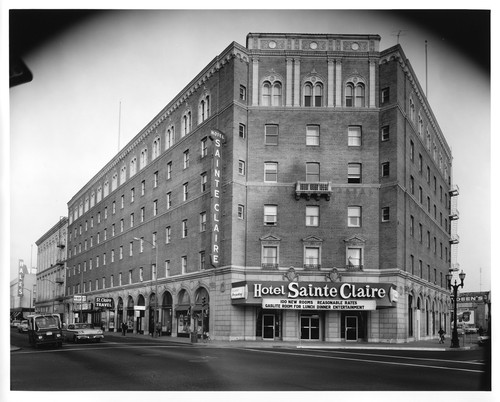 Exterior View of Hotel Sainte Claire in San Jose, California