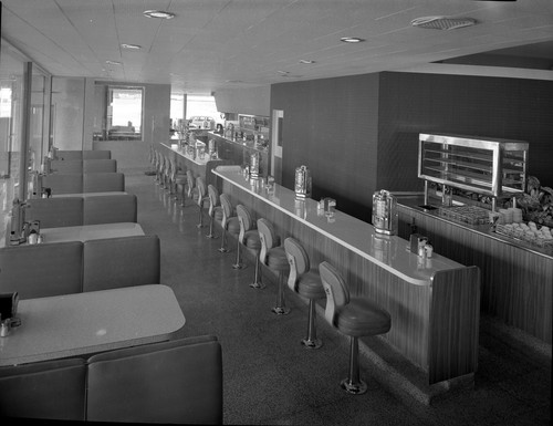 Booth and Counter Seating at Tiny's Drive-In in San Jose