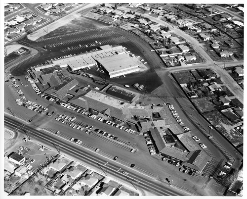 Aerial View of the San Jose Cambrian Park Plaza Shopping Center