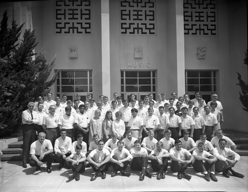 Attendees of the 1967 Stan Kenton Clinics for Music at San Jose State College