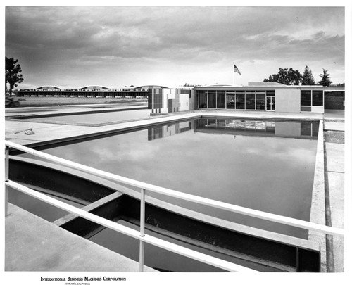 View of the San Jose IBM Cottle Road Plant Reflective Pond