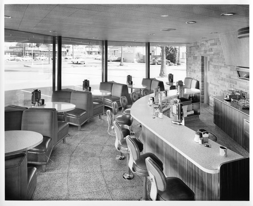 Corner and Counter Seating at Tiny's Drive-In in San Jose
