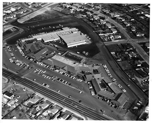 Aerial View of the San Jose Cambrian Park Plaza Shopping Center