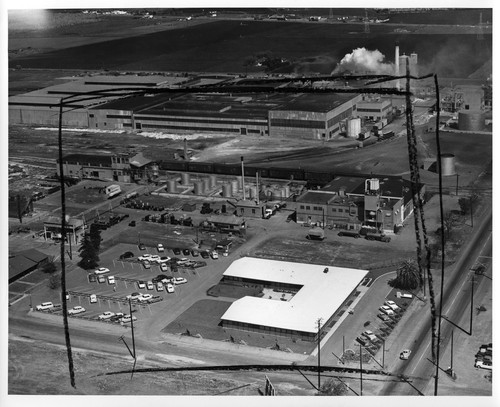 Aerial View of the Monsanto and Fiberglas Companies in Santa Clara, CA