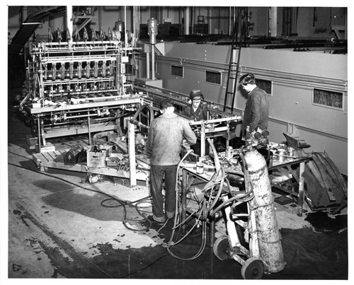 Men Engaged in Machine Shop Work at the San Jose Falstaff Brewing Corp