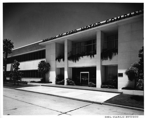 View of the Front Entrance of the San Jose Ford Motor Company Building