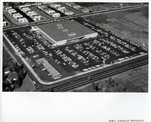 Aerial View of the GEMCO Shopping Center in San Jose, California