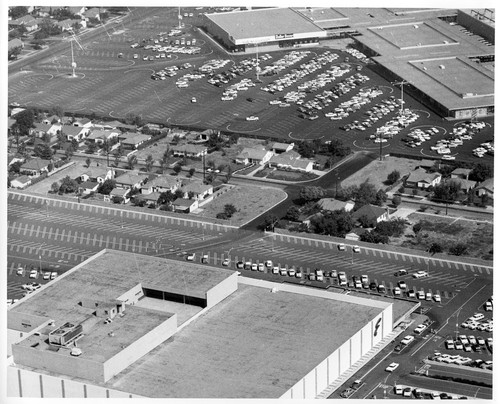 Aerial View of the San Jose, California Valley Fair Shopping Center