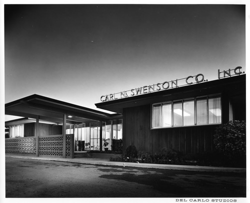 Exterior of the Carl N. Swenson Co., Inc. Building Contractors Offices