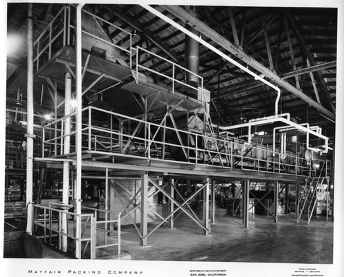 Interior View of the San Jose Mayfair Packing Co