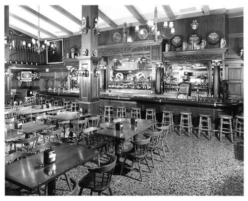 Interior of the San Jose Garden City Hofbrau Restaurant