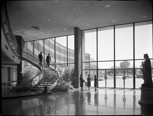 Staircase and Lobby of the 1958-2005 San Jose City Hall Building