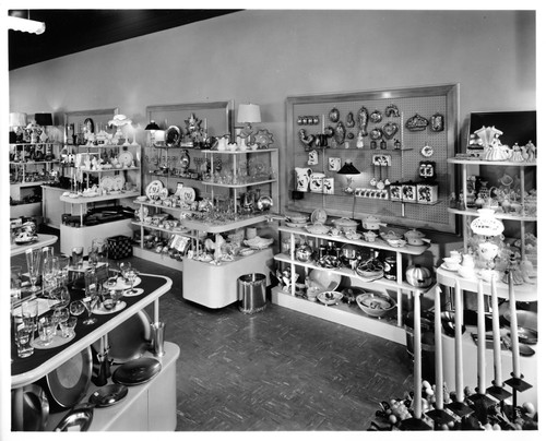 Display of China and Porcelain at the McWorther-Young Store