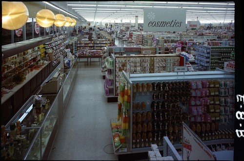 Interior View of the San Jose East Side K-Mart Cosmetics Department