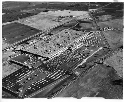 Aerial View of the San Jose Ford Motor Company Plant in Milpitas, California