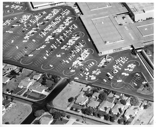 Aerial View of the San Jose, California Valley Fair Shopping Center