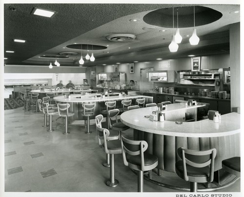 Interior View of the Ann Darling Park's Bowling Alley Cafe