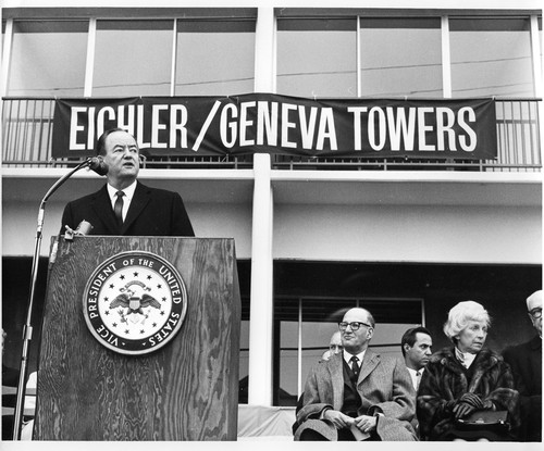 Vice President Hubert Humphrey Speaking in San Francisco