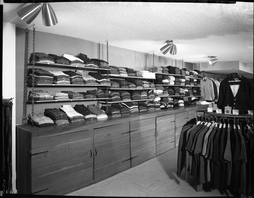 View of the Clothing Displayed Inside the Mosher's for Men Store