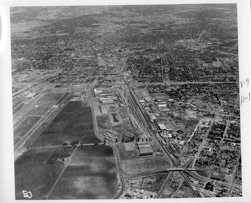 Aerial View of the San Jose, California Airport and Runways