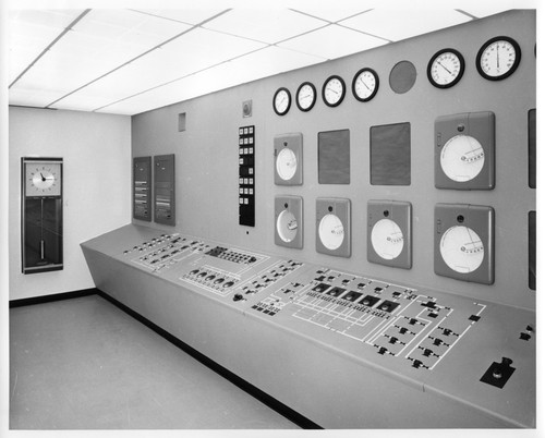 Contol Panel Inside the IBM San Jose Plant