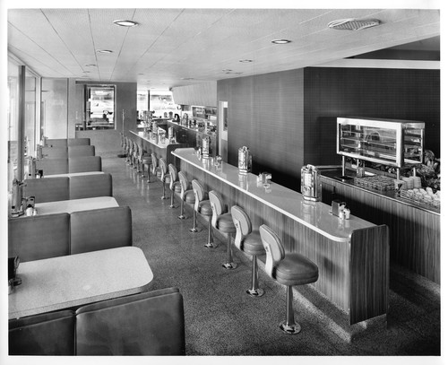 Booth and Counter Seating at Tiny's Drive-In in San Jose