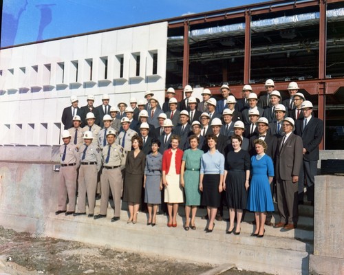 Christmas 1962 Group Portrait of Employees of the Fremont General Motors Plant