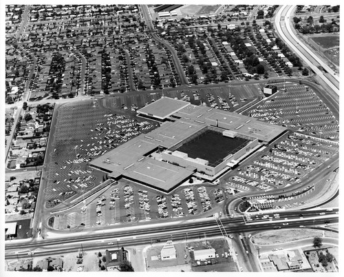 Aerial View of the San Jose, California Valley Fair Shopping Center