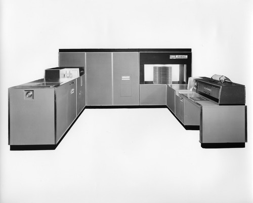 Image Showing an IBM RAMAC Data Processing System