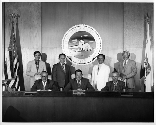 Santa Clara City Mayor Gary G. Gillmor With Council