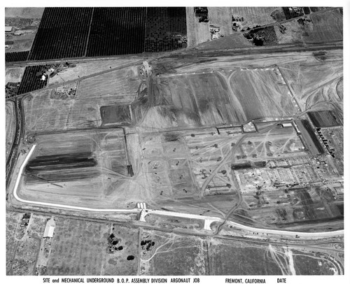 Aerial View of the GMC Chevrolet Motor Division Site and Mechanical Underground