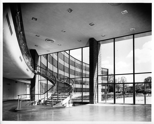 Staircase and Lobby of the 1958-2005 San Jose City Hall Building