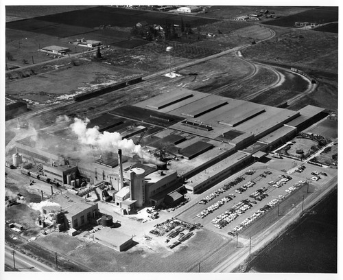 Aerial View of the Fiberglas Company in Santa Clara, California