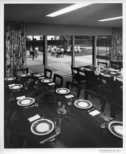 Dining Room Inside the San Jose State College Kappa Alpha Theta Sorority House