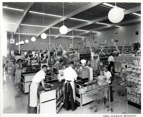 Interior of the Food Bowl Market at the Ann Darling Park Shopping Center