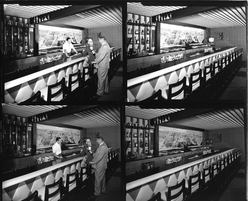 Four Views of the Bar of Lou's Village Restaurant