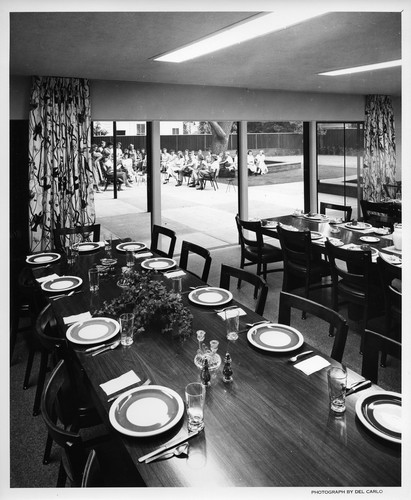 Dining Room Inside the San Jose State College Kappa Alpha Theta Sorority House