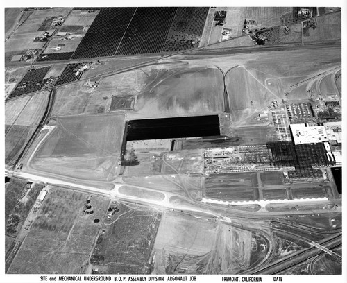 Aerial View of the GMC Chevrolet Motor Division Site and Mechanical Underground