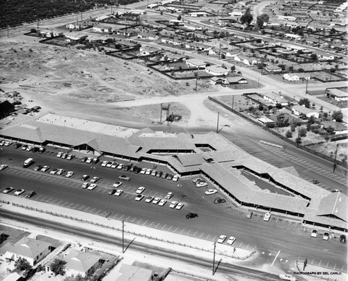 Aerial View of the San Jose Cambrian Park Plaza Shopping Center