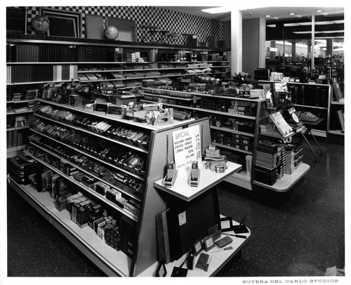 Office Supplies Department Inside the McWorther-Young Store
