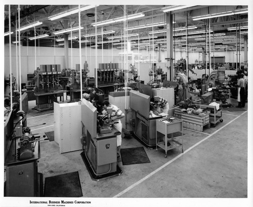 IBM San Jose Plant Machine Shop