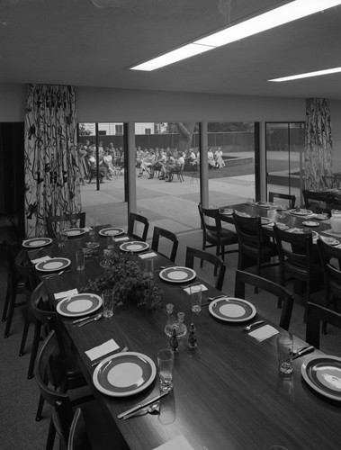 Dining Room Inside the San Jose State College Kappa Alpha Theta Sorority House