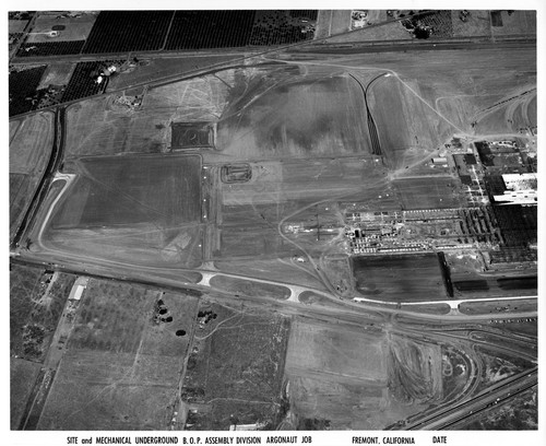 Aerial View of the GMC Chevrolet Motor Division Site and Mechanical Underground